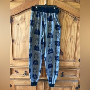 Women Black Panther black gray purple pajama lounge jogger pants size S